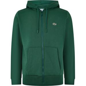 Lacoste Суичър Lacoste Mens Basic Full-Zip Hoodie - Green 132 - sportihobi - 410,70 лв