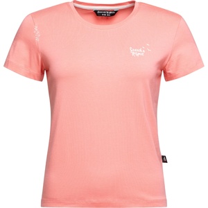 Chillaz Дамска тениска Chillaz Women's Iseo Search & Respect T-Shirt - Coral - размер 36 (EU) (916-3829-0113)