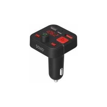 SAVIO TR-15 Car FM Transmitter with Bluetooth and PD Charger