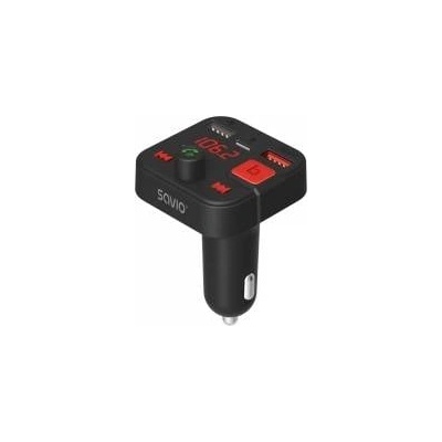 SAVIO TR-15 Car FM Transmitter with Bluetooth and PD Charger