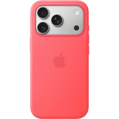 Apple iPhone 17 Pro Silicone Case with MagSafe - Guava Pink - MHW04ZM/A