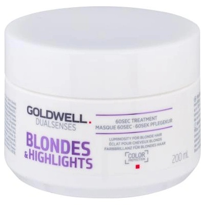 Goldwell Dualsenses Blondes & Highlights 60 Sec Treatment маска за руса коса 200 ml за жени