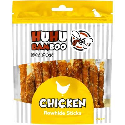 Huhubamboo tyčinka z buvolí kože s kuraciecím 250 g
