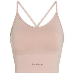 Icebreaker Merino Blend 260 Seamless Rib Strappy Tank Размер на сутиена: S / Цвят: розов