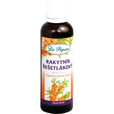 Dr. Popov Rakytník řešetlákový originální bylinné kapky 50 ml