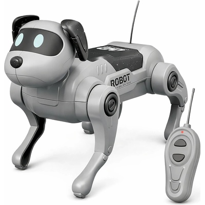 Leventi Robotický pes pro děti – stavebnice, RC ovládání, chodí vpřed/vzad, edukativní STEM hračka