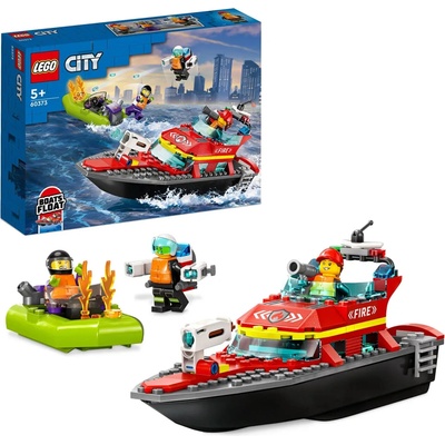 LEGO® City 60373 Hasičská záchranná loď a čln