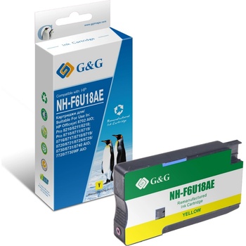 Compatible ГЛАВА ЗА HP Officejet 8702 AIO/Pro 8210/8211/8218/Pro 8710/8711/8715/8716/8717/8718/8719/8720/8721/8725/8728/8730/8731/8740 AIO - HIGH CAPACITY - Yellow - /953XL/ - F6U18AE - PN NP-R00953XLY - G&G (NP-R00953XLY)