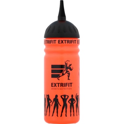Extrifit Bidon sportovní láhev 750 ml - 750 ml - oranžová s hubicí