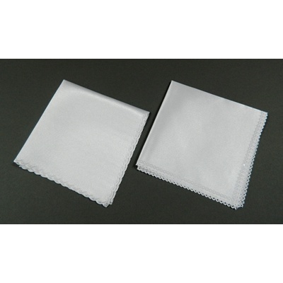 Tkaczik kapesníček do klopy bílý