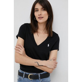 Ralph Lauren Памучна тениска Polo Ralph Lauren в черно 211902403 (211902403)