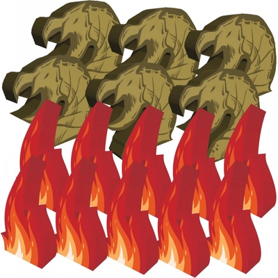 Deer Games Studio Firesiege: Meeple upgrade Ballad of Fire