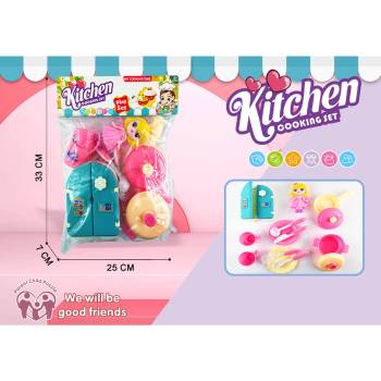 Image 1 of Armtoys ДЕТСКИ КУХНЕНСКИ КОМПЛЕКТ С ХЛАДИЛНИК И КУКЛА В ПЛИК