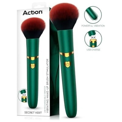 Action Secret Vert Vibrating Make-Up Brush