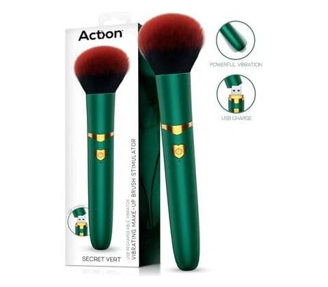 Action Secret Vert Vibrating Make-Up Brush