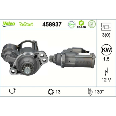 Štartér VALEO 458937