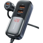 USAMS Автомобилно зарядно USAMS C40 с QC Fast Charge, черно (Usa001340)