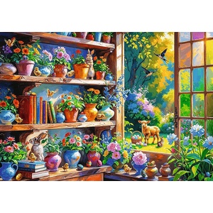 Trefl - Puzzle Spring morning in the orangery - 500 piese
