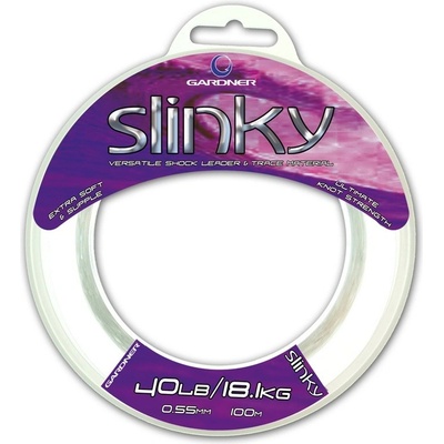 Gardner Slinky Clear 100 m 0,7 mm 27,2 kg