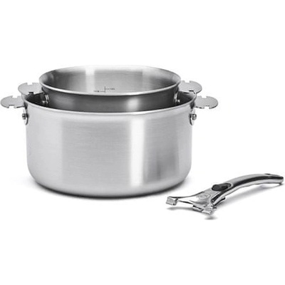 de Buyer Sada rendlíků rendlíků 16/20 cm rukojeť 1,5/2,5 l zahnutý okraj 2 ks