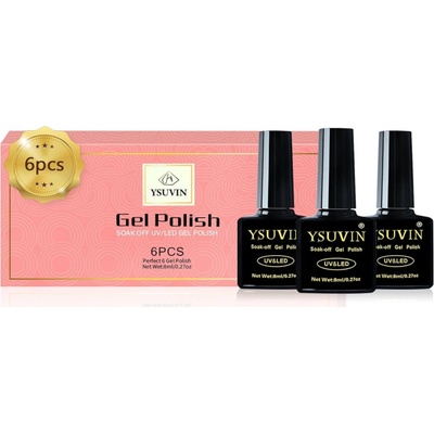 YSUVIN Gel Polish Set 6 x 8ml
