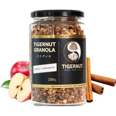 TigerNut Granola z Tygřího ořechu Jablko & Skořice 250 g