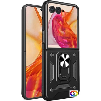 Motorola Razr 60 Slide Camera Lid /PC + TPU Удароустойчив Ring Holder Калъф и Протектор