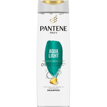 Pantene Aqua Light šampón pre jemné a mastiace sa vlasy 400 ml