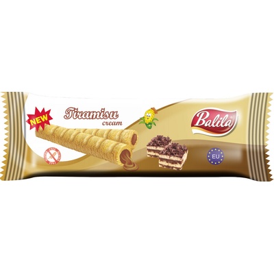 Balila Kukuričné trubičky plnené tiramisu krémom 18 g