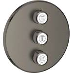 GROHE Grohtherm SmartControl вграден смесител за душ, антрацит, твърд графит, за 3 изхода (29122AL0)