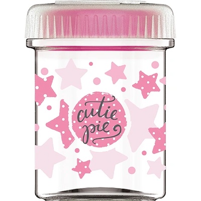 Mercanlar M-131519 / 222003-Стъклен буркан за детска храна с декорация "Dolce" 210cc (0154256)