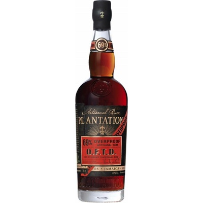 Planteray overproof O.F.T.D. 69% 0,7 l (holá láhev)