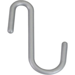 Metaltex Висящи пластмасови комплект куки 6 бр. в сребрист цвят City - Metaltex (350708 000)