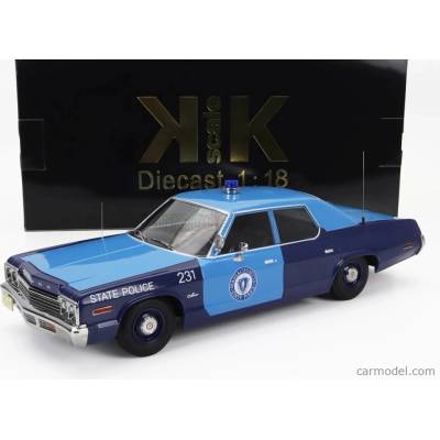 Kk-scale Dodge Monaco Massachusetts State Police 1974 2 Tóny Modré 1:18