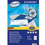EUROPE100 Avery Zweckform LABELS A4 by AVERY ECONOMY 105 X 37 MM 1600 LABELS