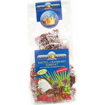 BioKing Био сладки с фурми и червени боровинки - 125 г