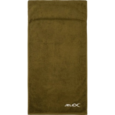 JELEX Хавлиена кърпа JELEX 100FIT Fitness Towel with Zipped Pocket army green
