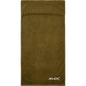 JELEX Хавлиена кърпа JELEX 100FIT Fitness Towel with Zipped Pocket army green