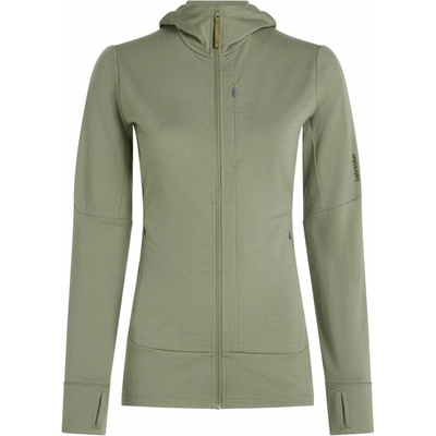Icebreaker Wmns Merino 260 Quantum IV LS Zip Hoodie Lichen