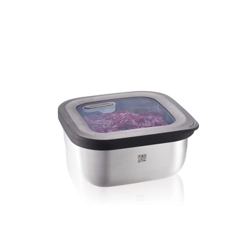 Gefu Комплект кутии за храна Gefu, метални, 900мл, термоустойчиви, с капак (G-12778) (G-12778)