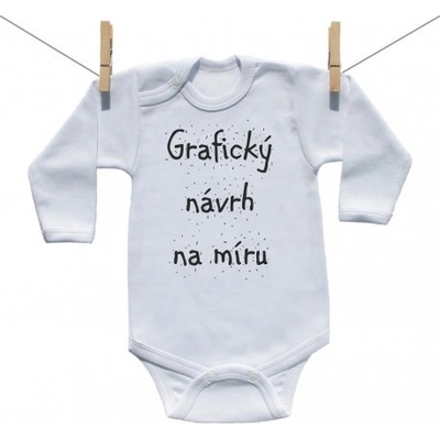 Boodyy Body s dlouhým rukávem s vlastní grafikou