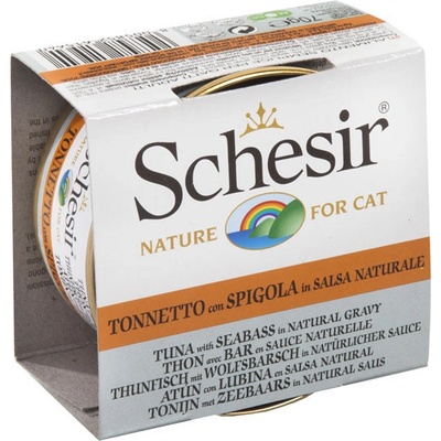 Schesir Natural Tuniak a morský vlk v omačke 70 g