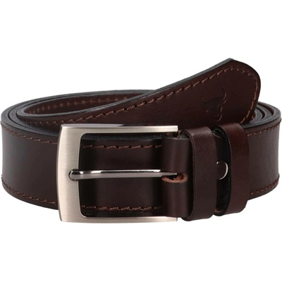 Pánský kožený opasek Belt Toro Vincent tmavě hnědá