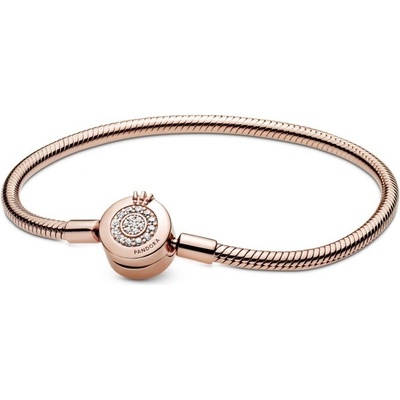 Pandora Luxusní náramek s korunkou Rose Moments 589046C01 19 cm
