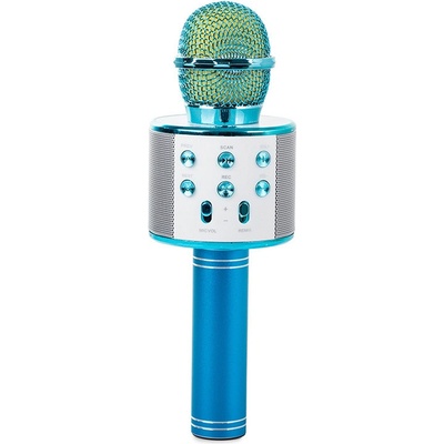 Verk 01377 Karaoke Bluetooth mikrofón 1800mAh modrá