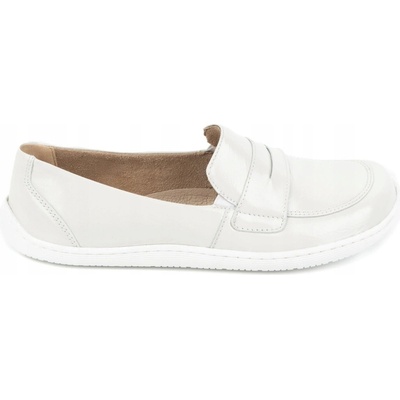 BAREFOOT Elegantné dámske minimalistické mokasíny 1280 ecru