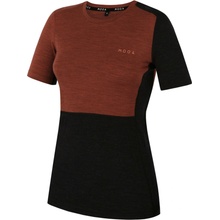 MOOA Dámske tričko MerinoSilk Block 160 short