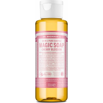 Dr. Bronner’s tekuté mydlo Cherry Blossom 100 ml