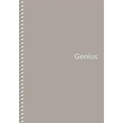 SHKOLYARYK Spirálový sešit Genius mix motivů čtverečkovaný A5 PP desky A5