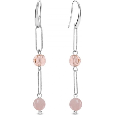 Spark stříbrné růžové Trilliant KW4706VR6RQ Vintage Rose